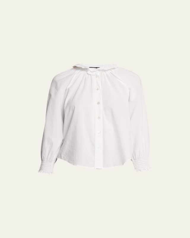 Calisto Classic Ruffle Collared Shirt